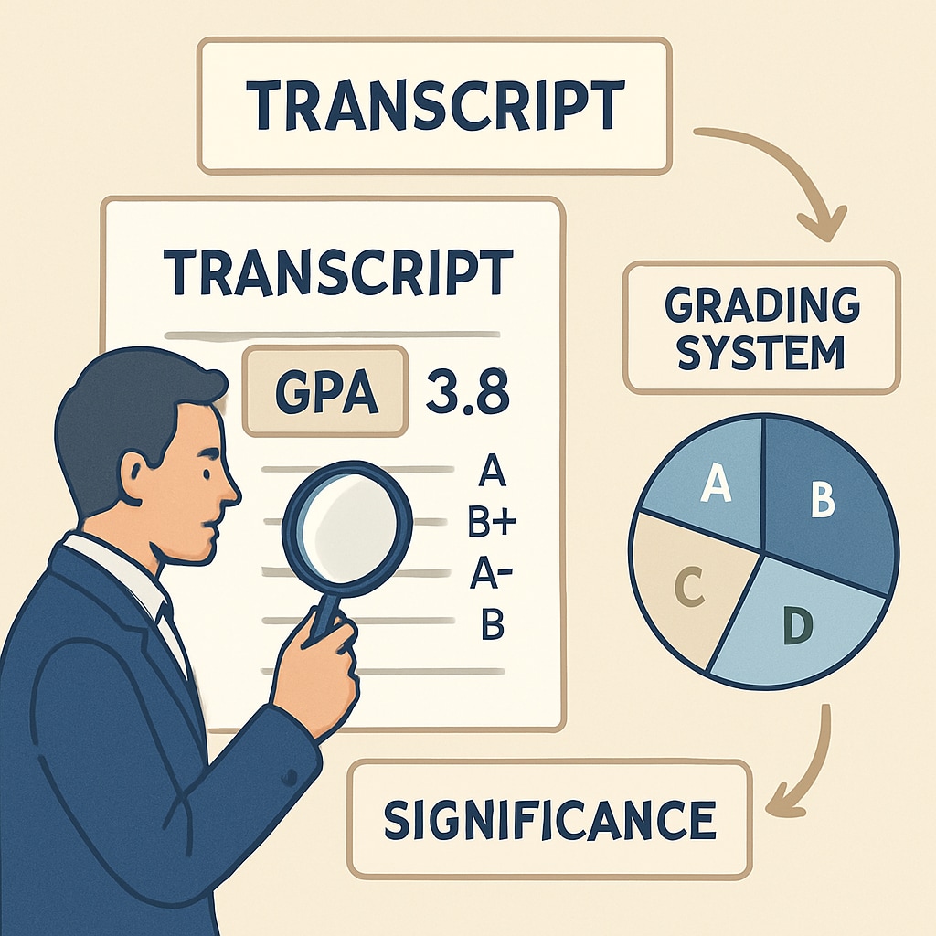 A chart illustrating employer evaluation of GPA and grading systems in hiring decisions.
