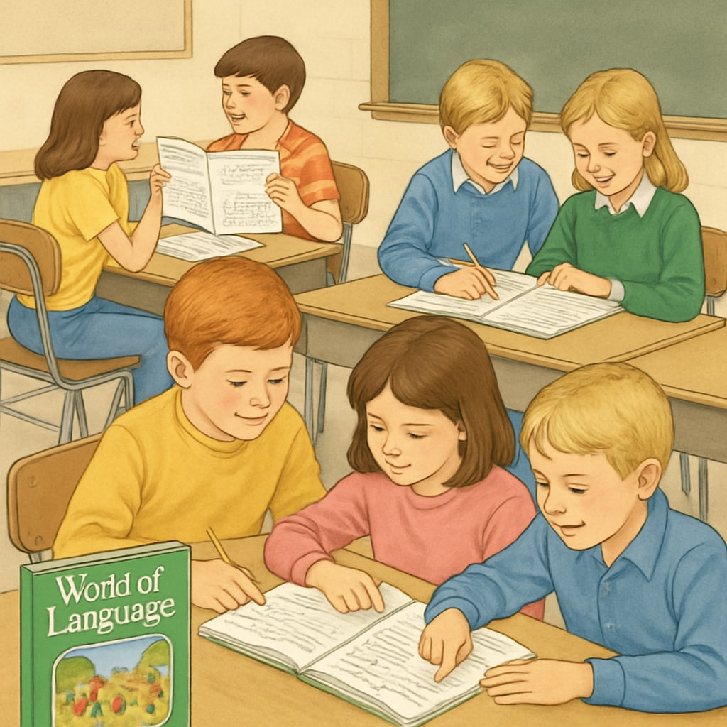 Students using 