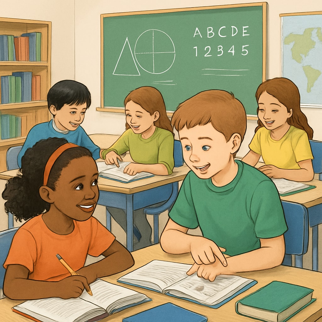 Collaborative learning among K12 students, part of effective learning methods research.