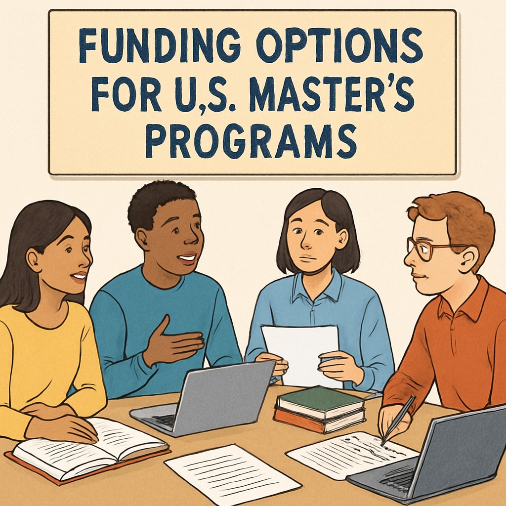 Students exploring financial feasibility for U.S. master's degree applications.