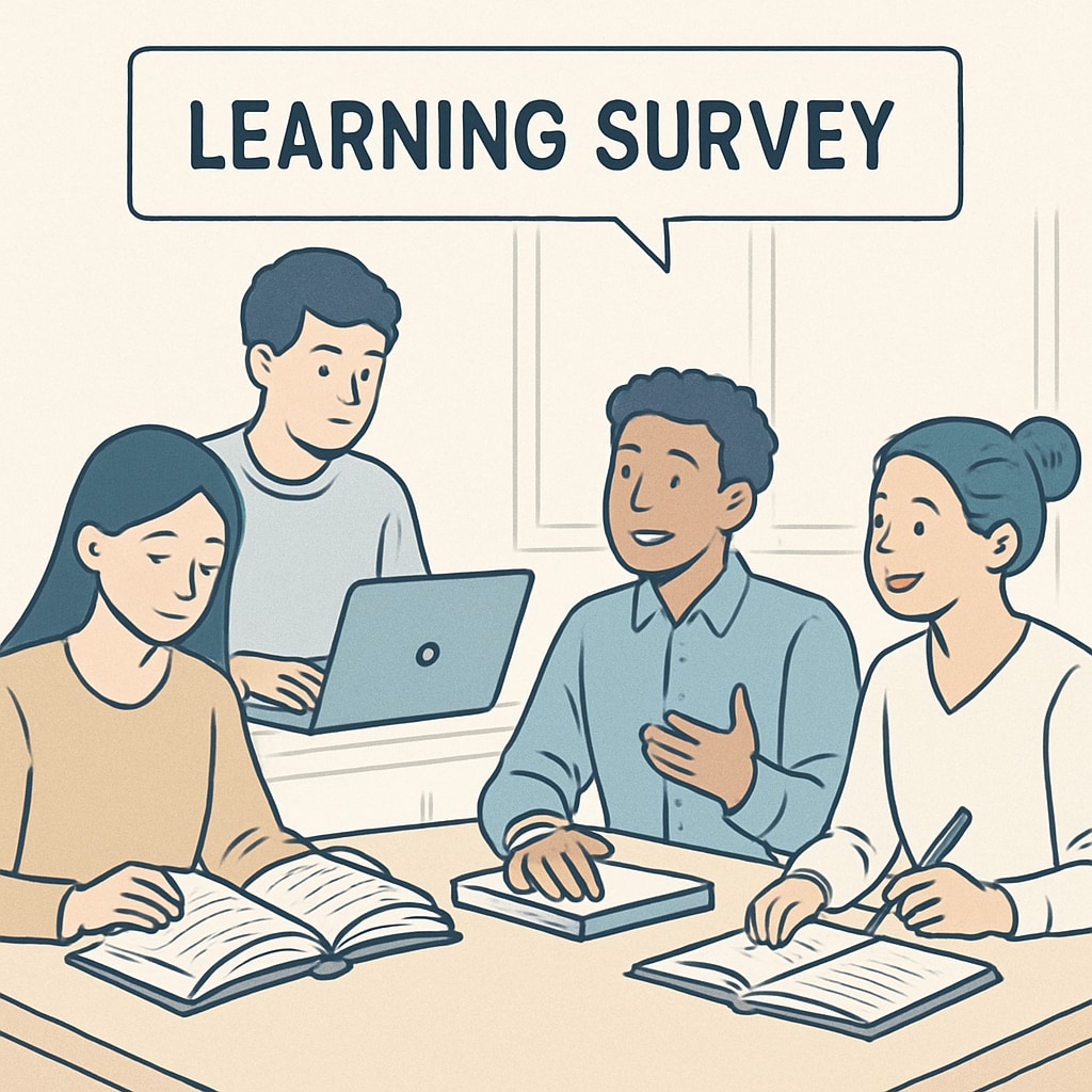 Survey on K12 learning strategies with students exploring various study methods.