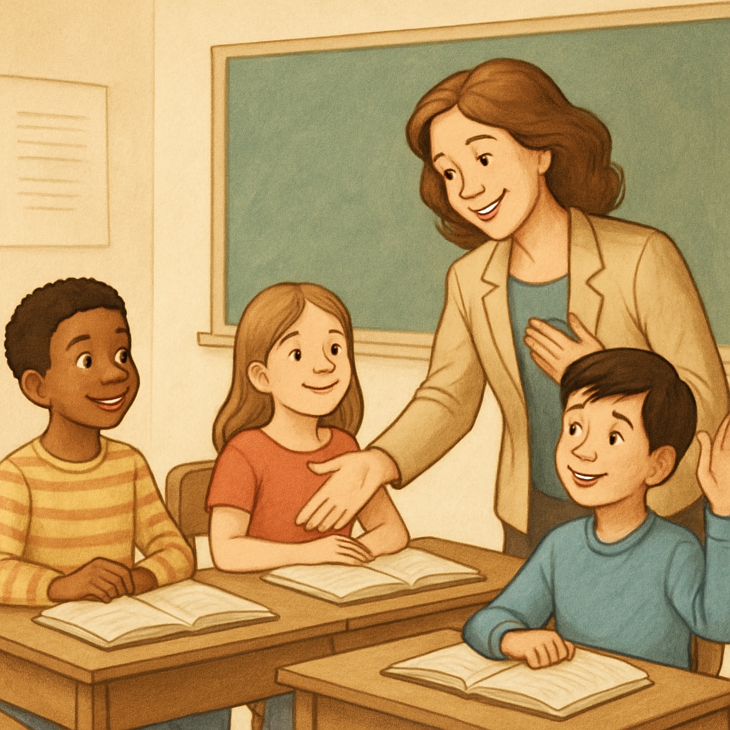 Compassionate teaching methods in practice.