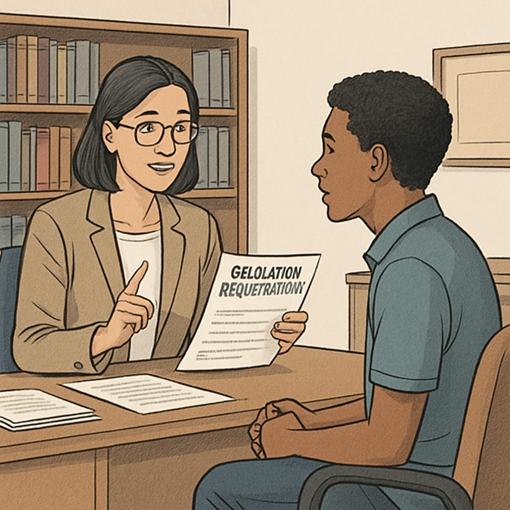 High school counselor guiding ADHD student on credit recovery options.