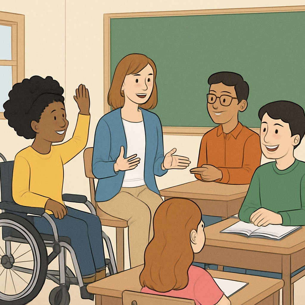 Classroom with diverse students discussing gender inclusivity at Brown University.