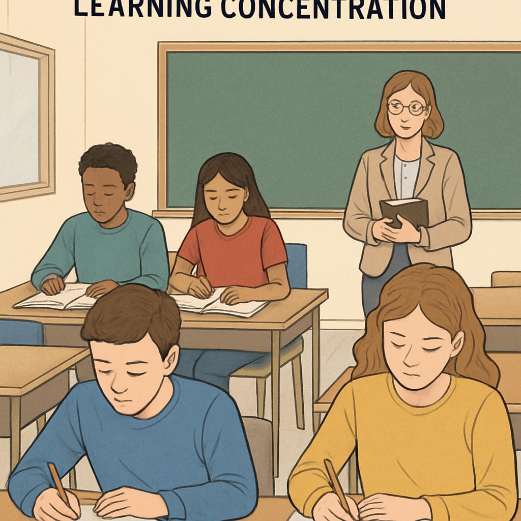 Students in a classroom engaging in lessons without mobile phones.