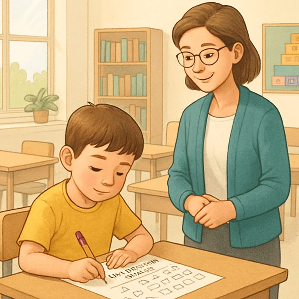 Gifted assessment testing in a classroom setting