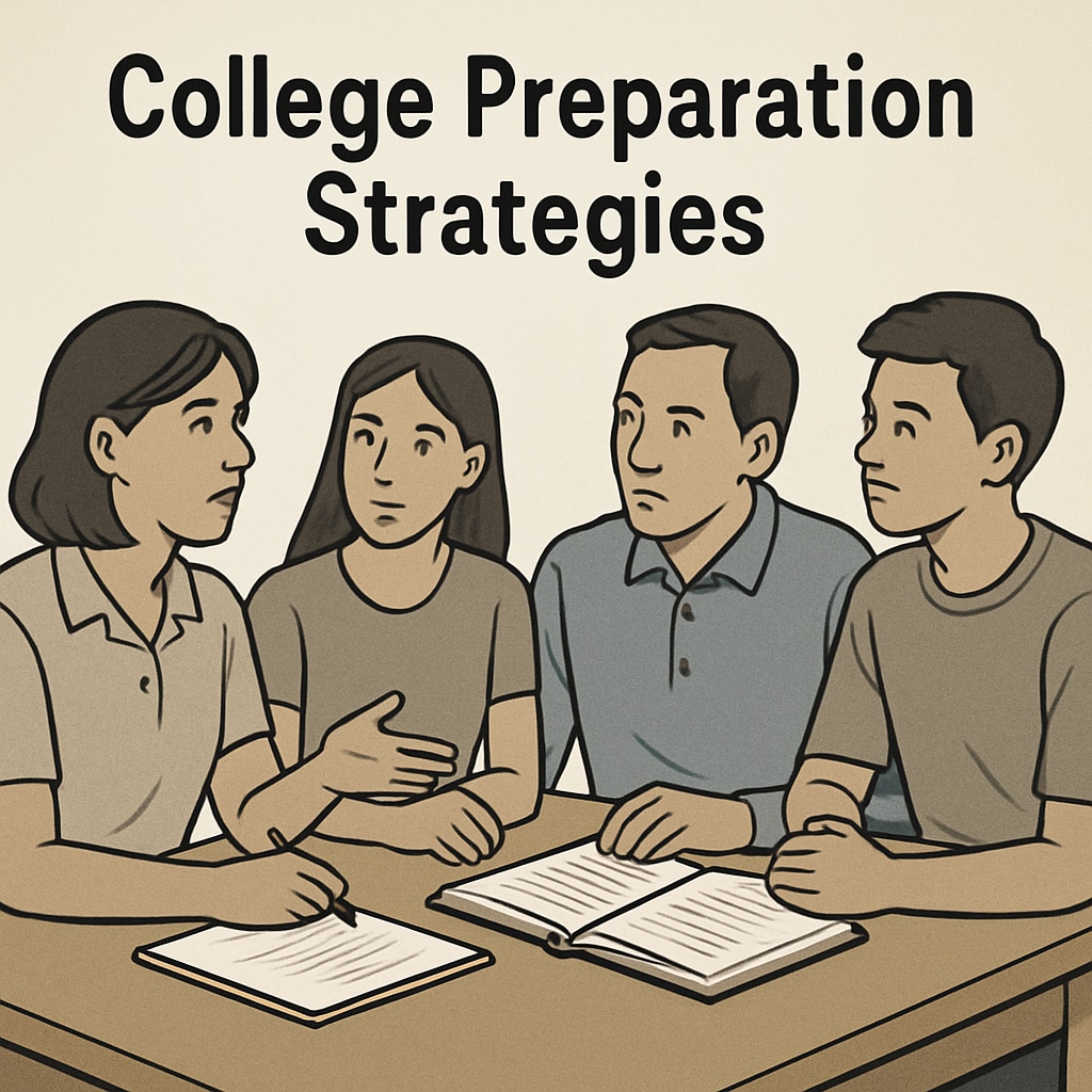 Family discussing college readiness strategies for UC San Diego admissions.