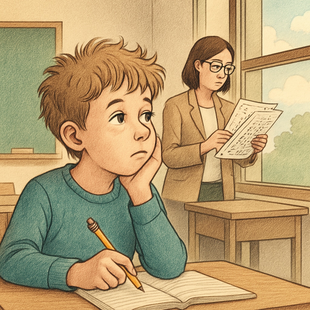 ADHD student excluded from gifted programs due to reliance on standardized tests.