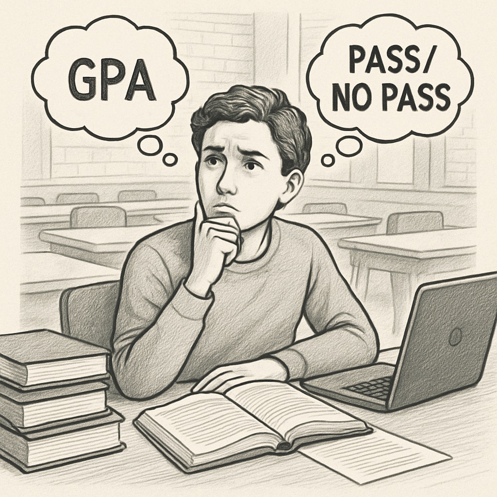 Student evaluating the impact of GPA and P/NP on future career.