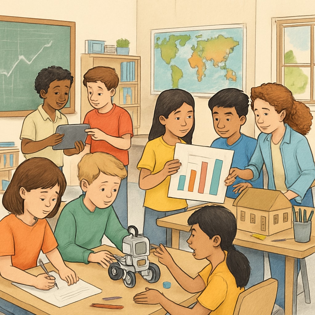 Project-based learning as an alternative to grades in K12 education