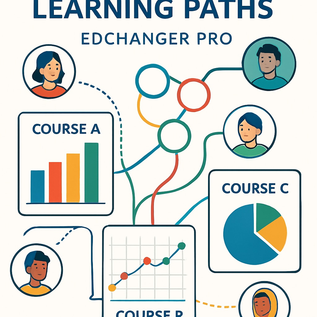 EdChanger Pro personalized learning paths with AI-driven student profiles.