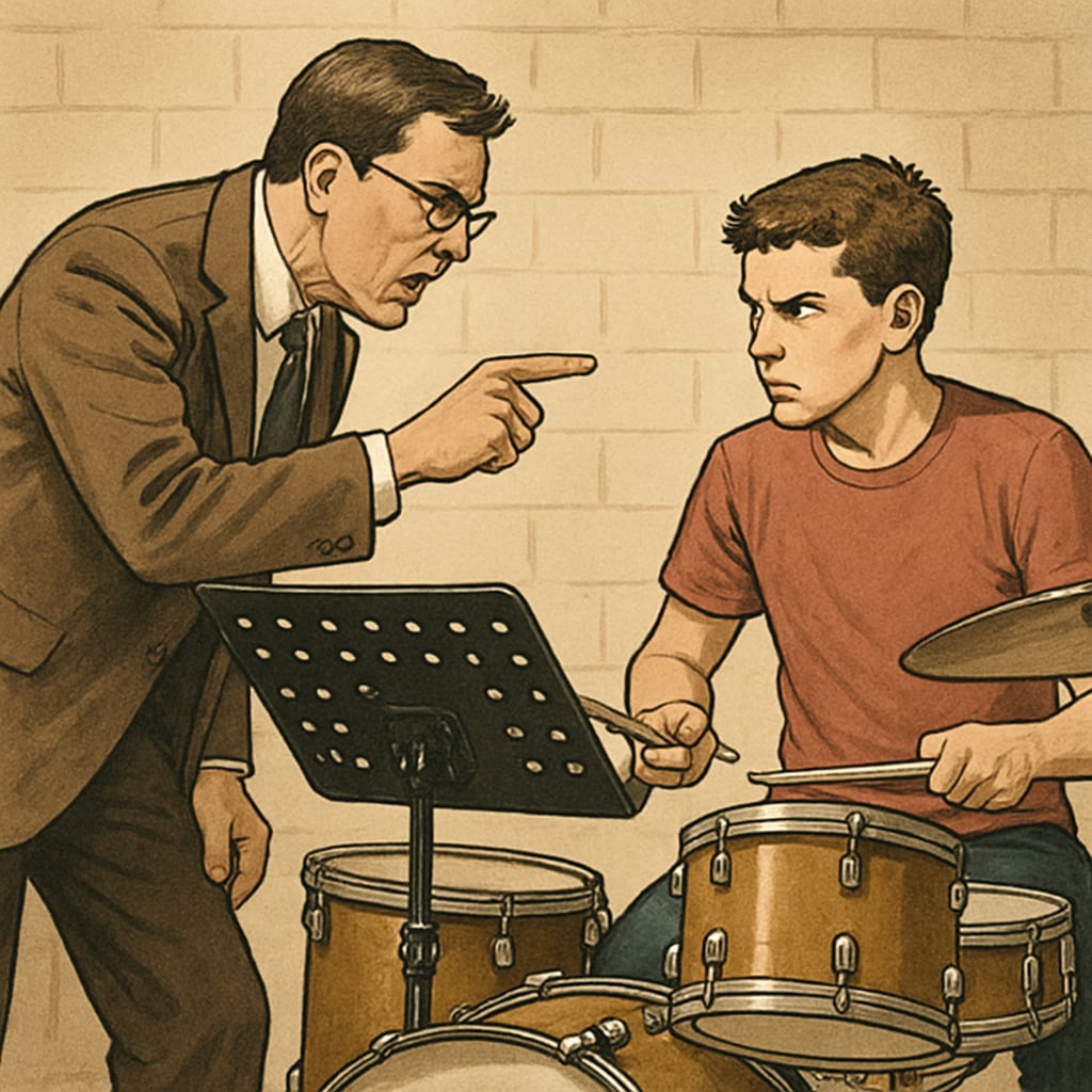 Intense teacher-student dynamic in 