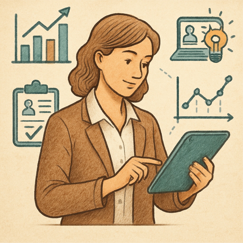 Real-time tracking tool for student progress used in a classroom setting.