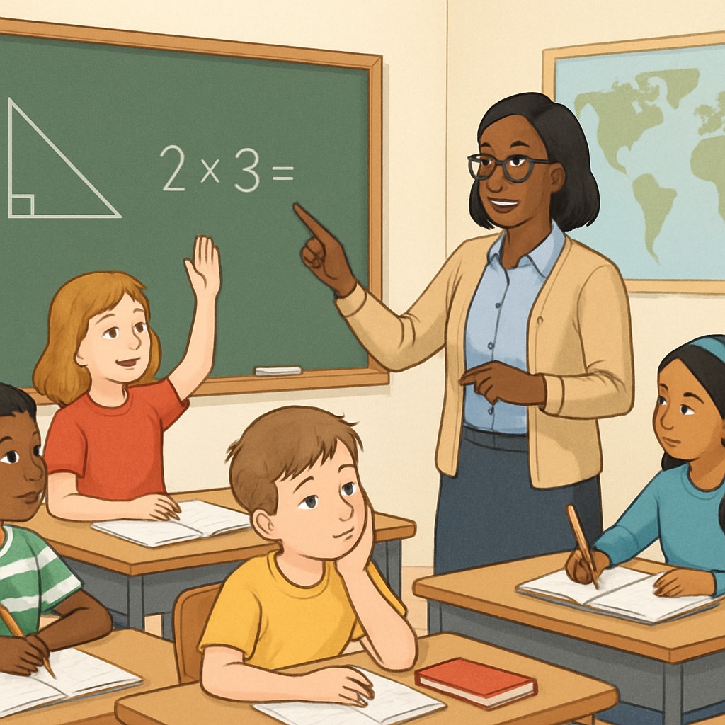 ADHD students in a classroom setting illustrating learning diversity.