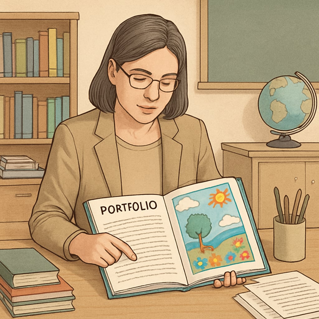 Portfolio-based evaluation for ADHD students.