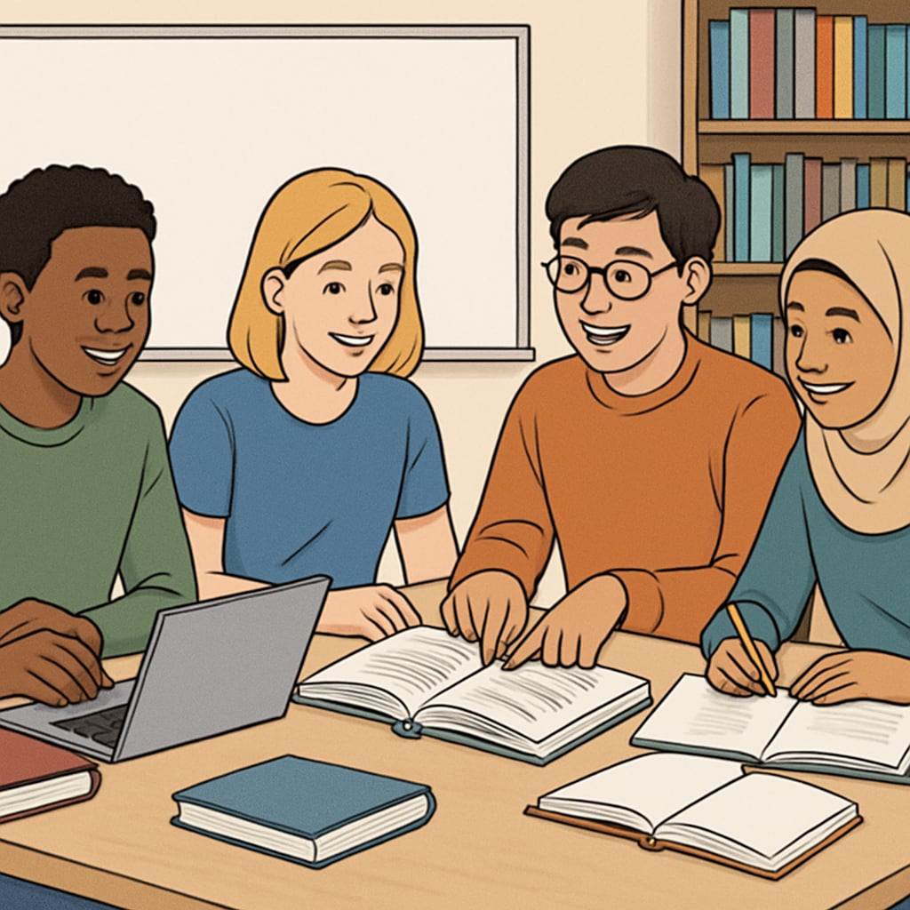 Harvard admissions holistic approach with diverse students studying.