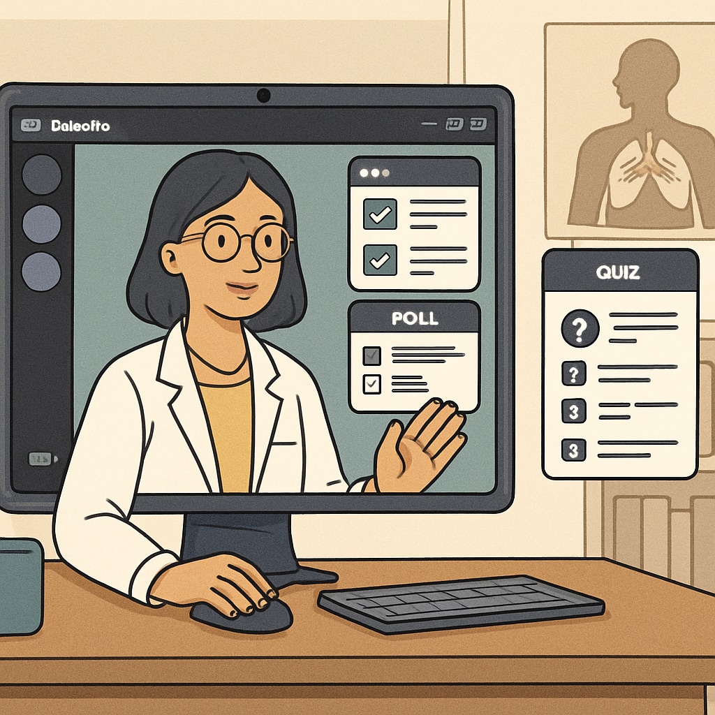 Educators using Discord to host interactive nursing workshops for students.