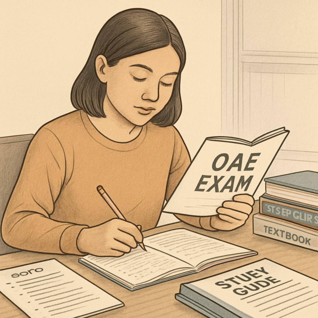 OAE exam preparation resources including study guides and notes.