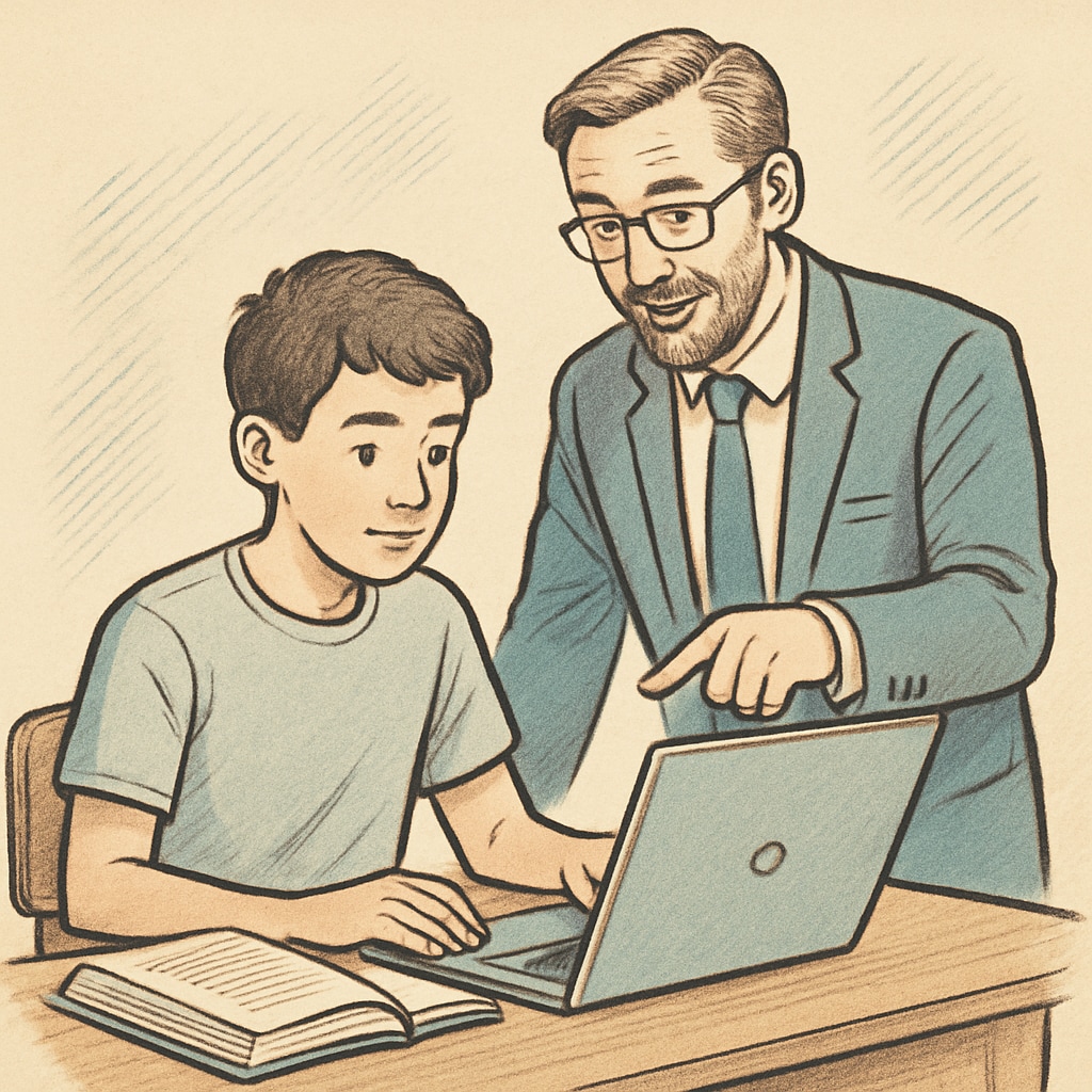 Student career planning with a mentor in the AI era.