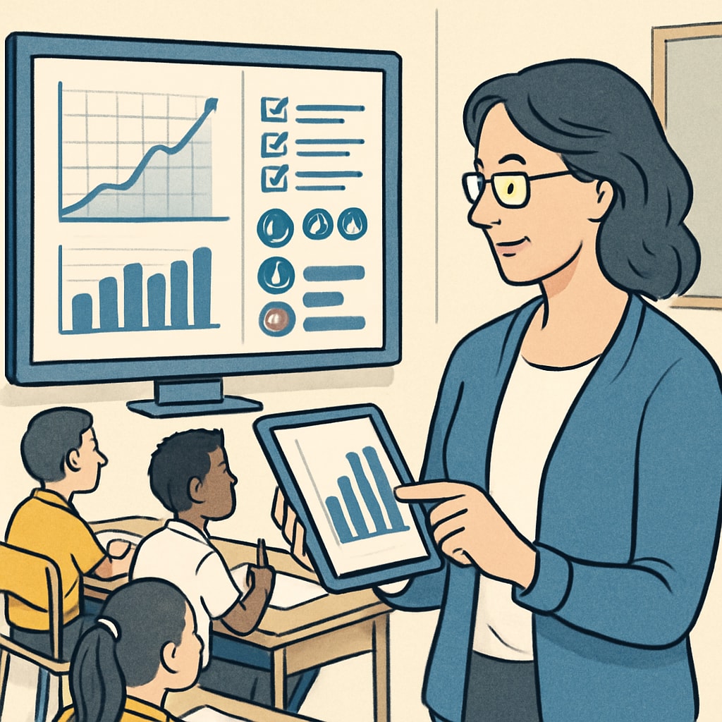 Technology-assisted learning with real-time tracking of student progress and skills.
