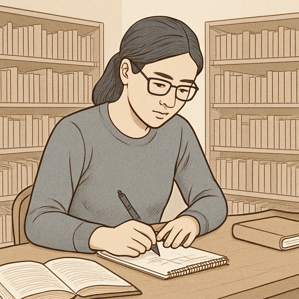 Graduate student designing interview questions for academic research.
