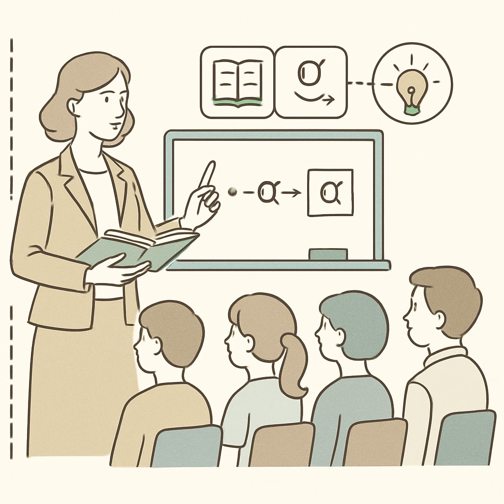 Structured learning in a classroom setting.
