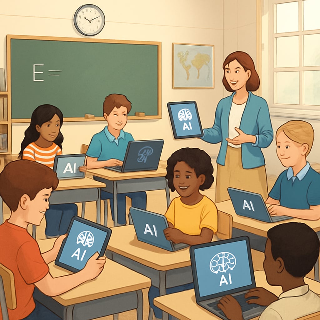 AI-powered personalized learning in a K-12 classroom
