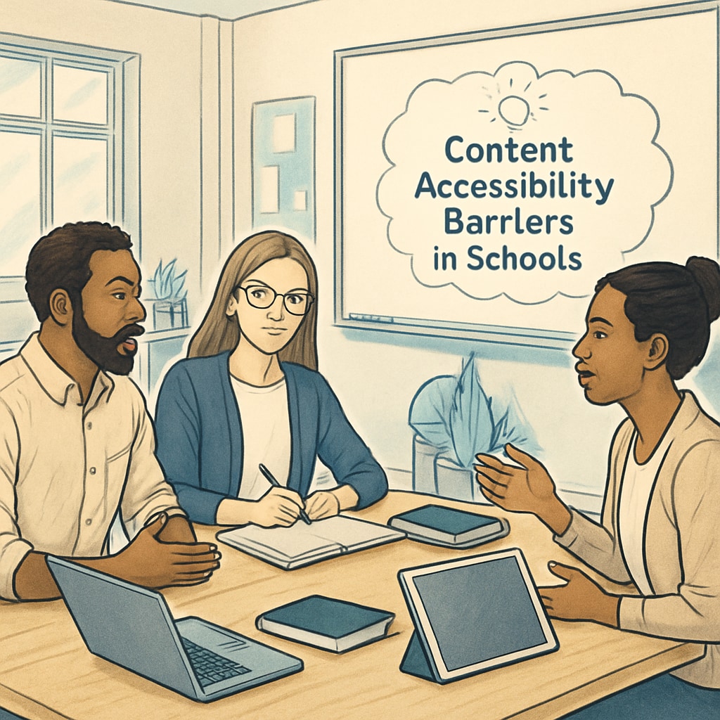 Educators discussing solutions for age verification and content accessibility