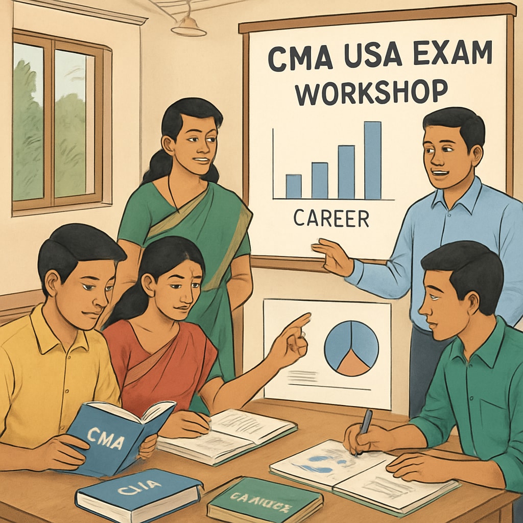 Kerala students in a CMA USA workshop