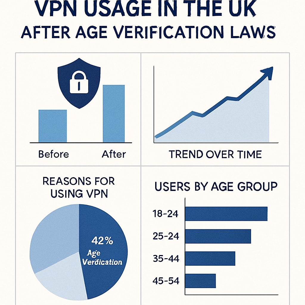 VPN usage statistics after UK age verification law.