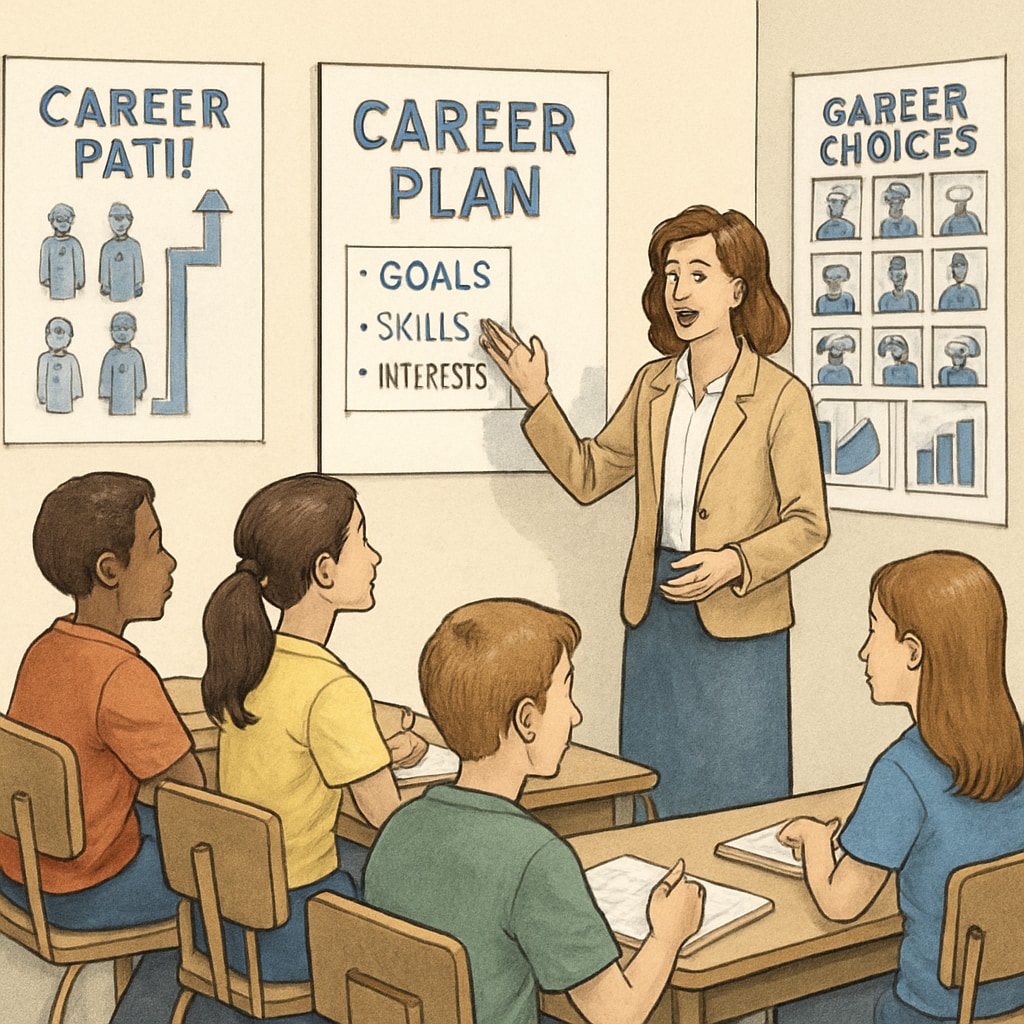 Career planning guidance for high school students interested in mathematics and science.