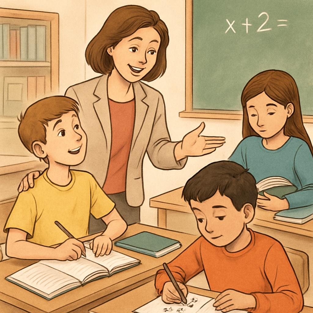 A teacher balancing academic pressure and compassion in education