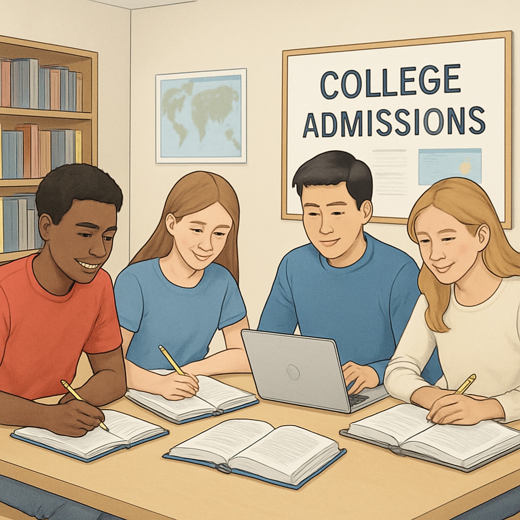 High school students preparing for UC San Diego admissions and higher education
