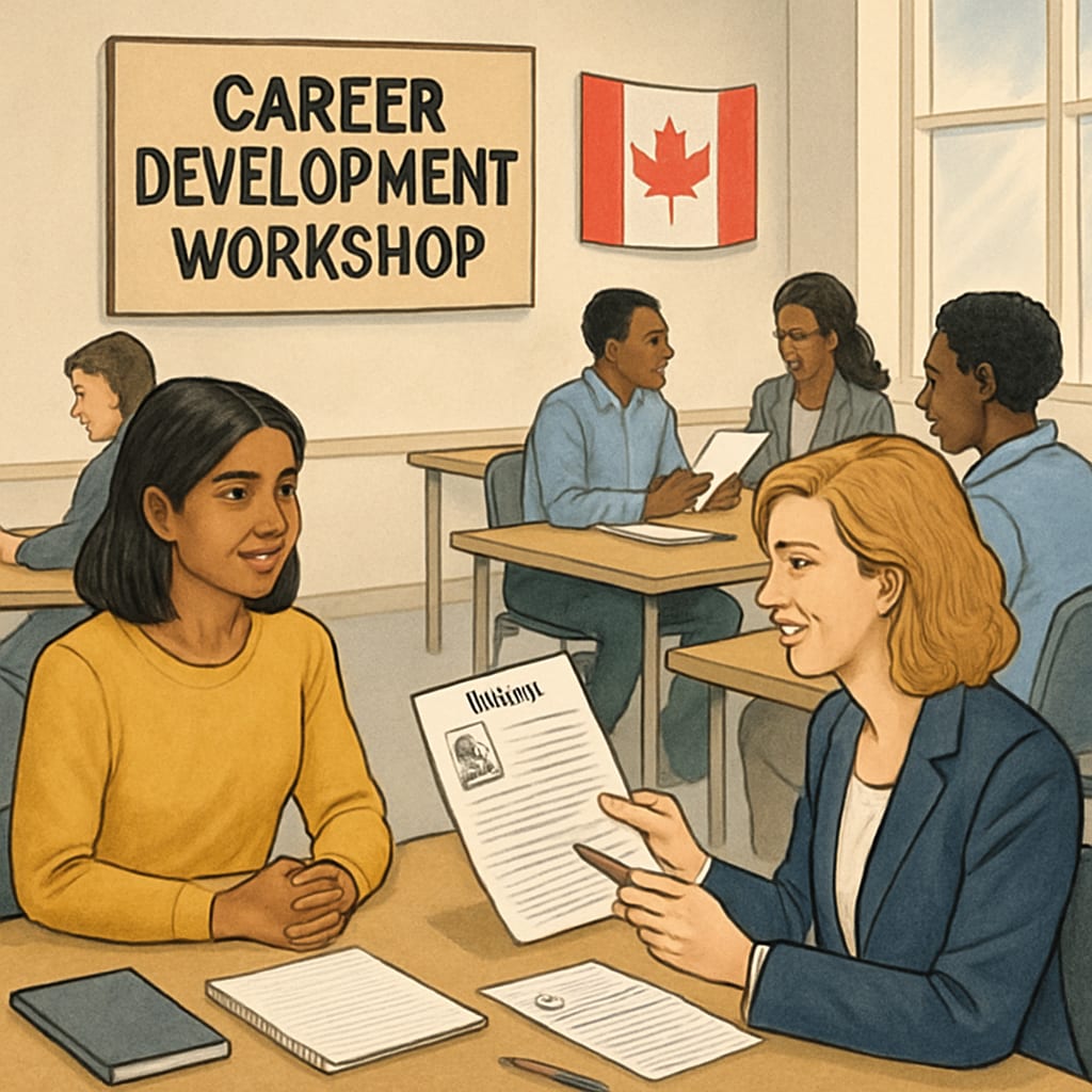Canadian career development session
