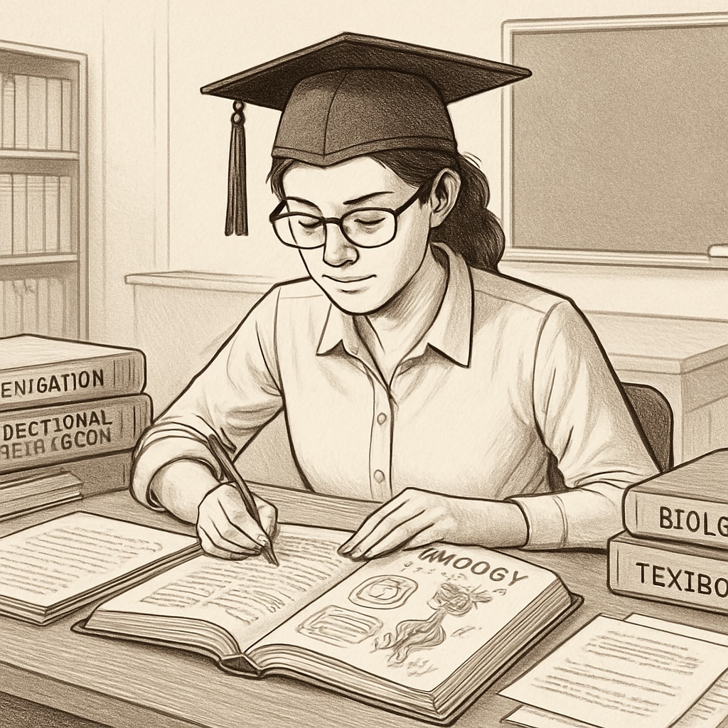 Graduate student preparing for a career transition from biology to education.