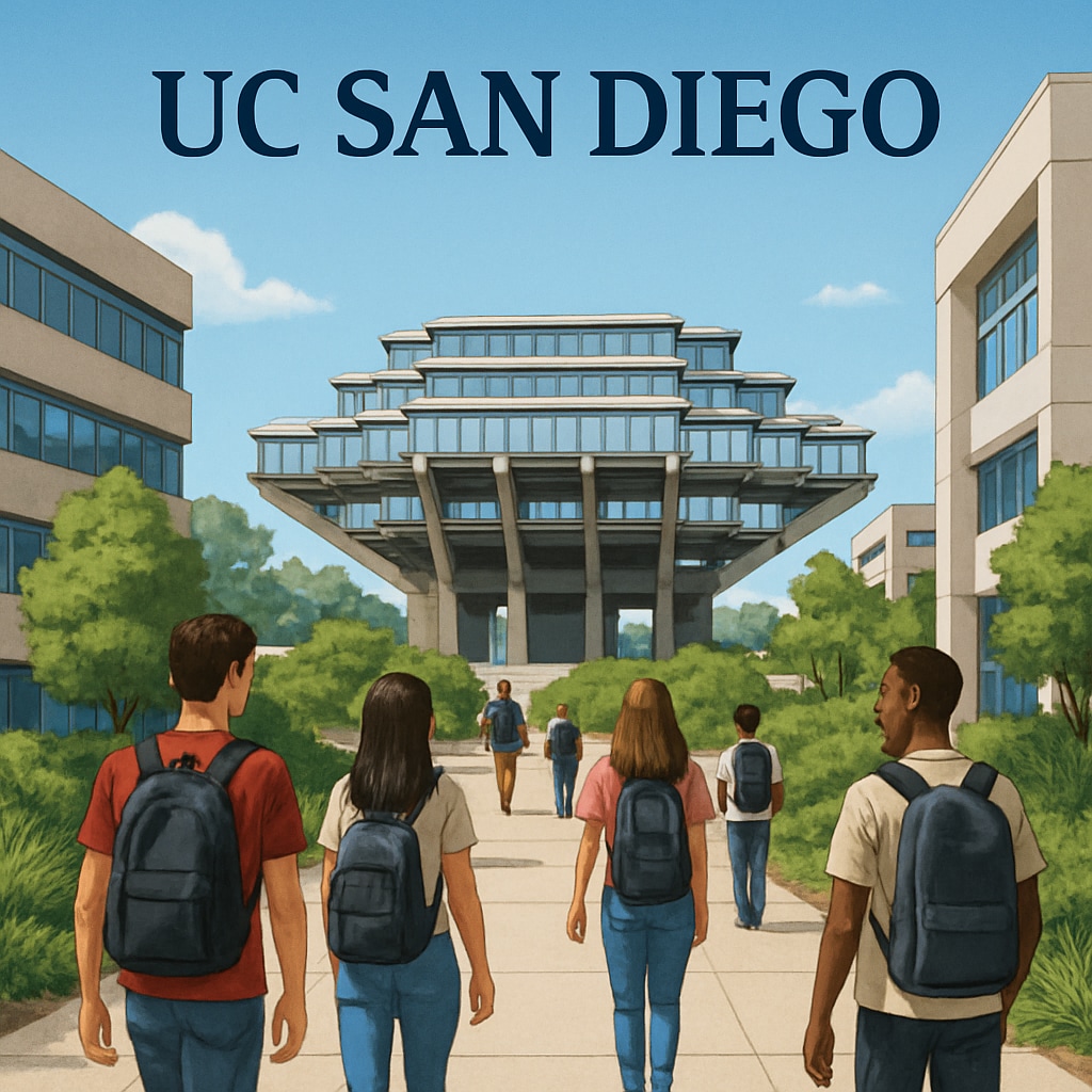 UC San Diego campus image showcasing the enrollment expansion and infrastructure growth.