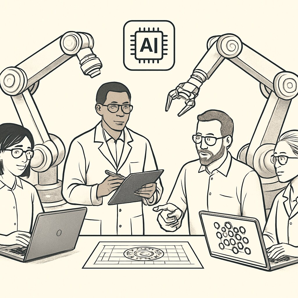 Engineers working with robotics and AI-based systems, representing engineering’s future.