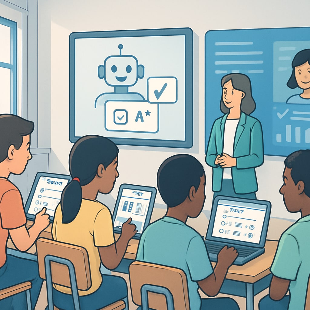 AI-powered classroom assessment tools for competitive exams and student evaluation.