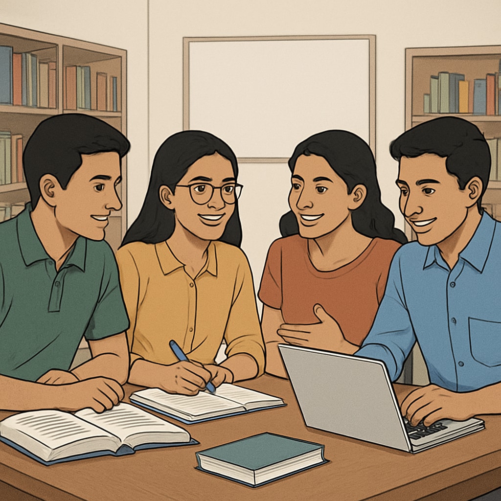 Peer learning for CMA USA aspirants in Kerala.