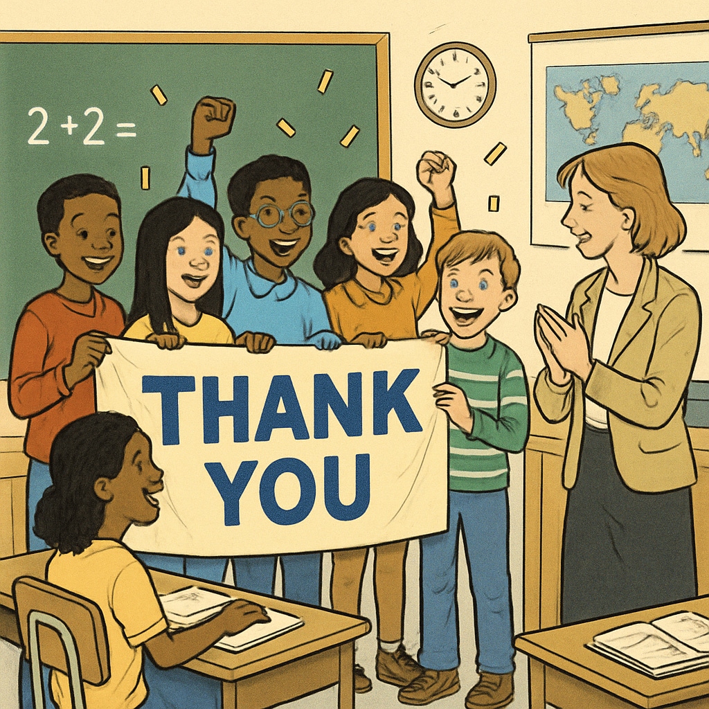A diverse group of students presenting a Students giving a