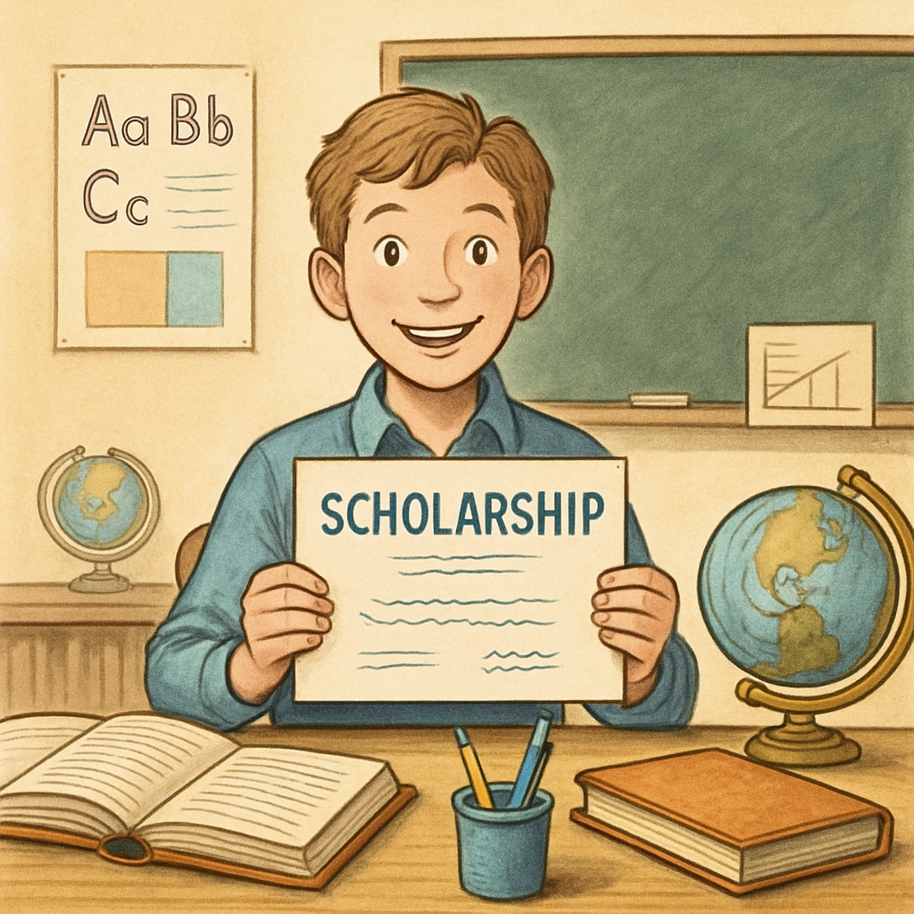 Student receiving financial help for tuition