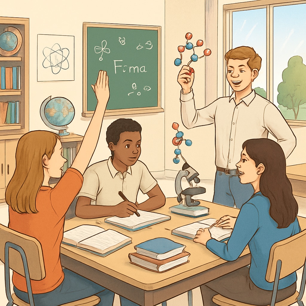 High school students preparing for future academic challenges, emphasizing STEM education.