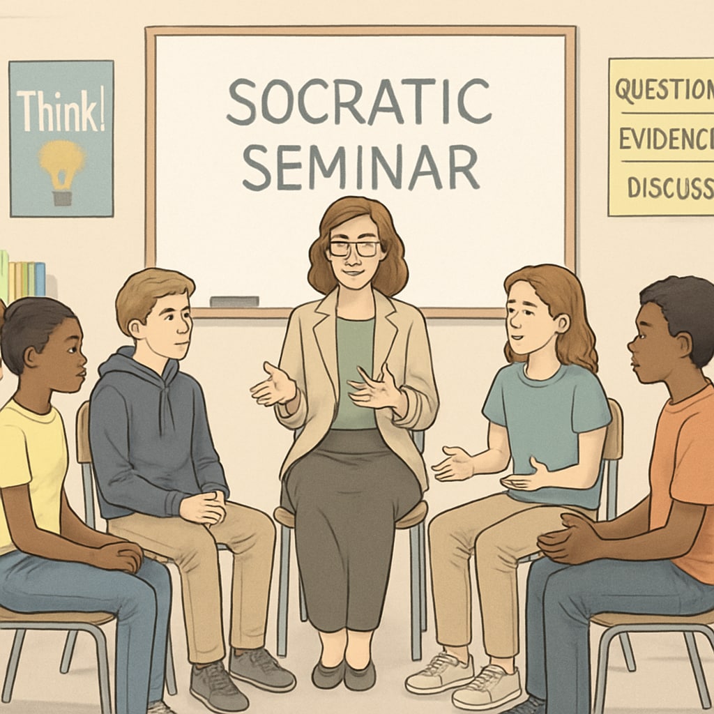 Philosophy discussion in K12 education through Socratic seminars