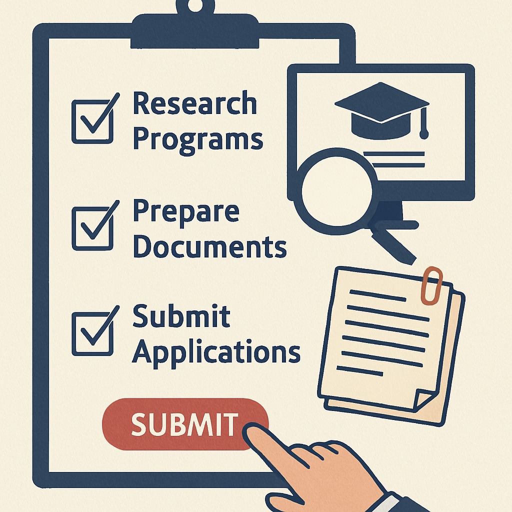 A checklist with items like Checklist for applying to affordable online universities