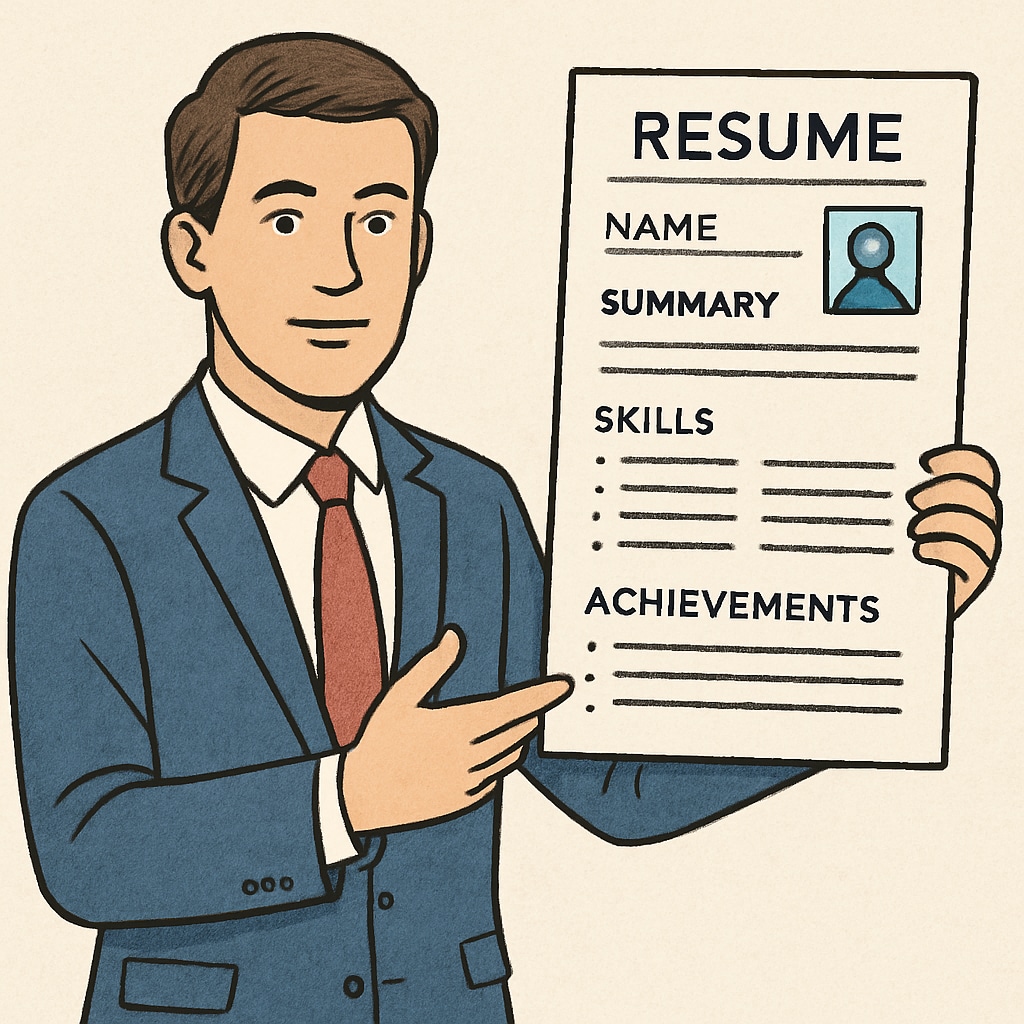 A resume highlighting skills and achievements rather than educational pedigree.