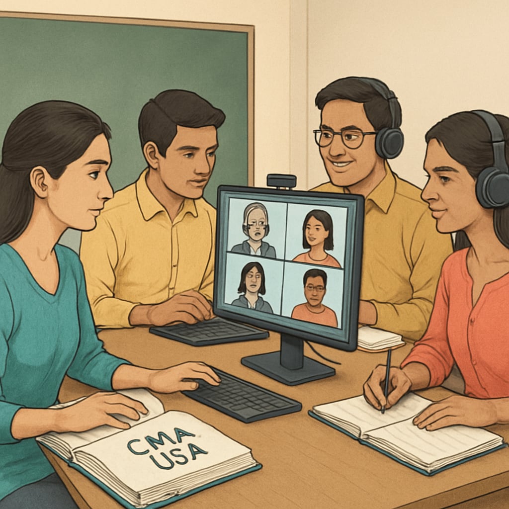 CMA USA virtual study group in Kerala.