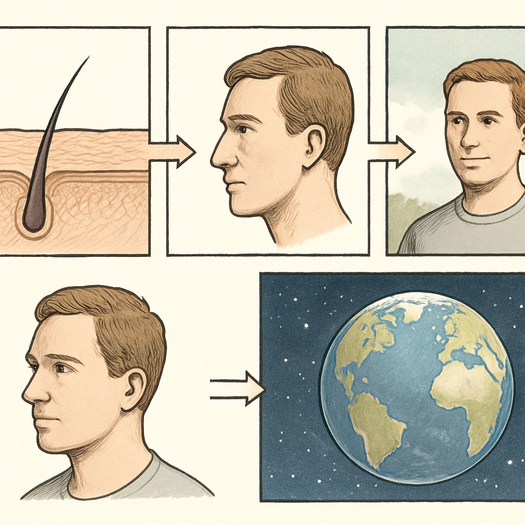 Visual sequence from the Zoom book illustrating a zoom-out effect.