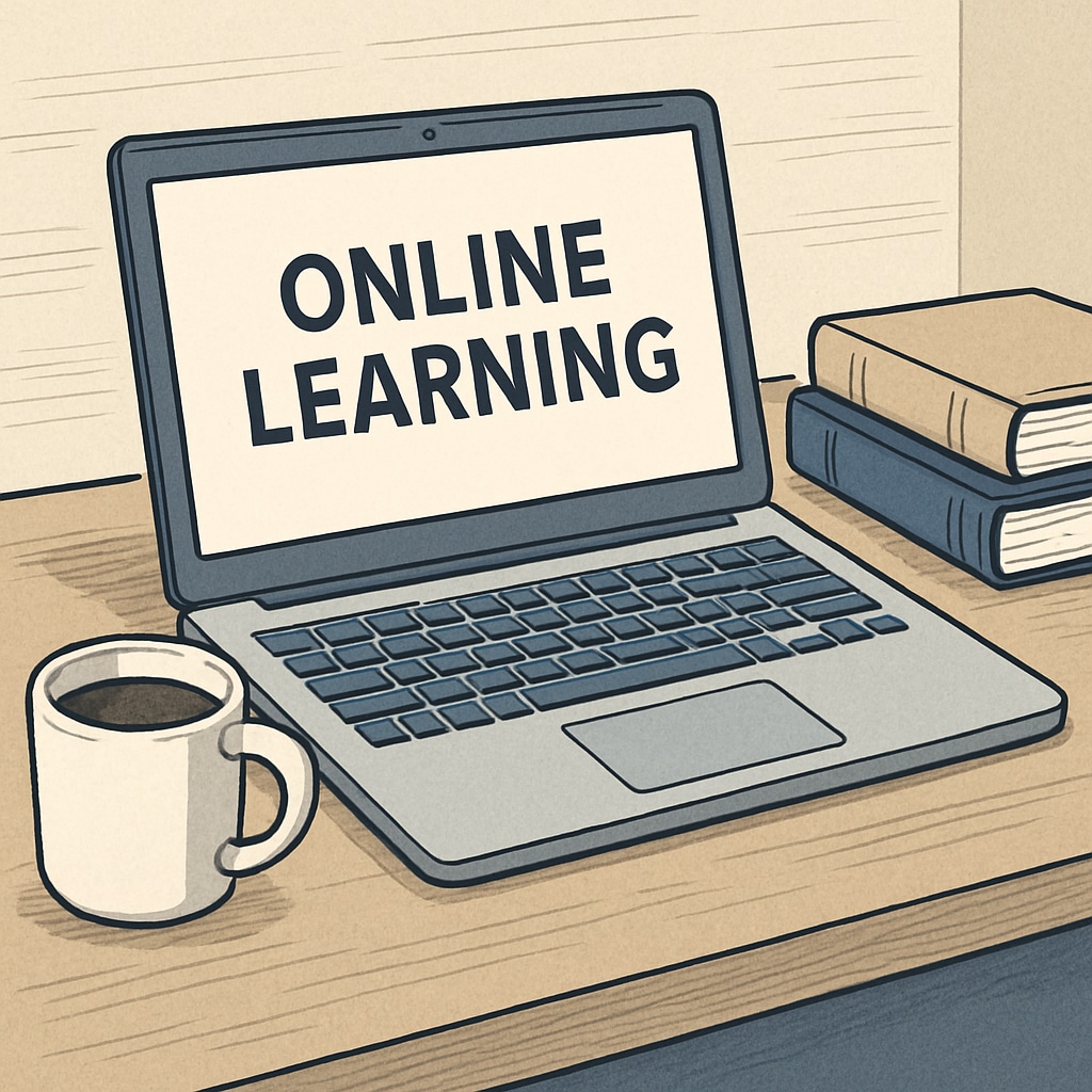 Online business degree study setup for busy professionals