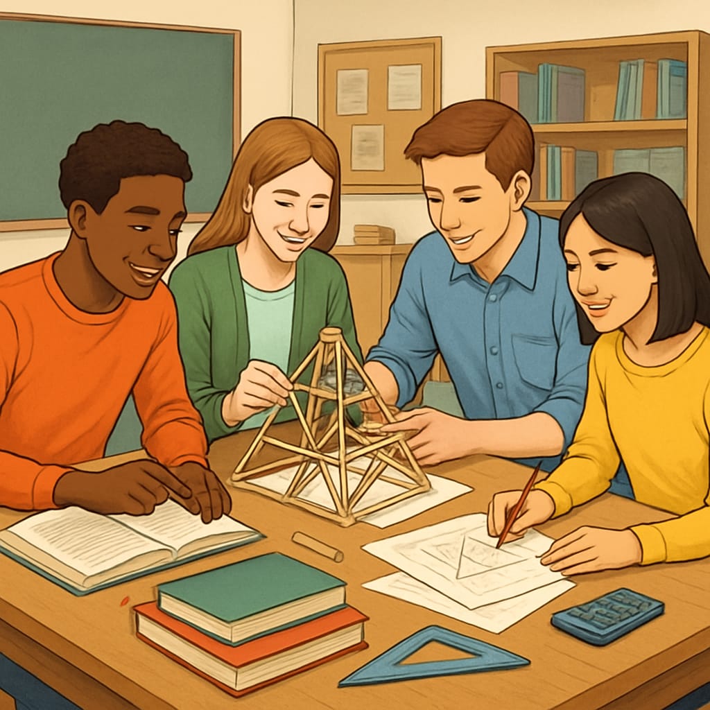High school students participating in a community workshop, symbolizing offline collaborative learning opportunities. High school students engaged in a collaborative offline workshop.