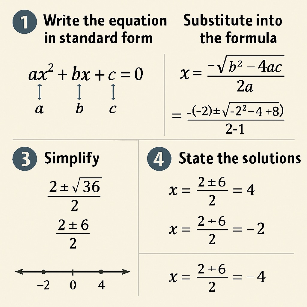 Infographic simplifying complex math concept for high school students